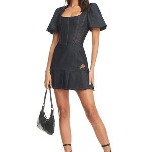 .AM.GIA Chelsey Dress Size M Denim Minidress